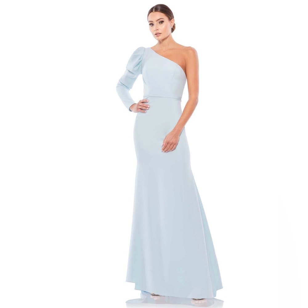 Mac Duggal One Shoulder Gown Black Tie